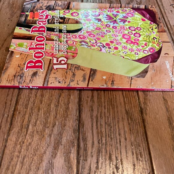Boho Bags 15 Unique & Stylish Bags to Sew by Beate Schmitz Large Softback Book - Picture 2 of 2